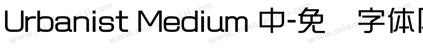 Urbanist Medium 中字体转换